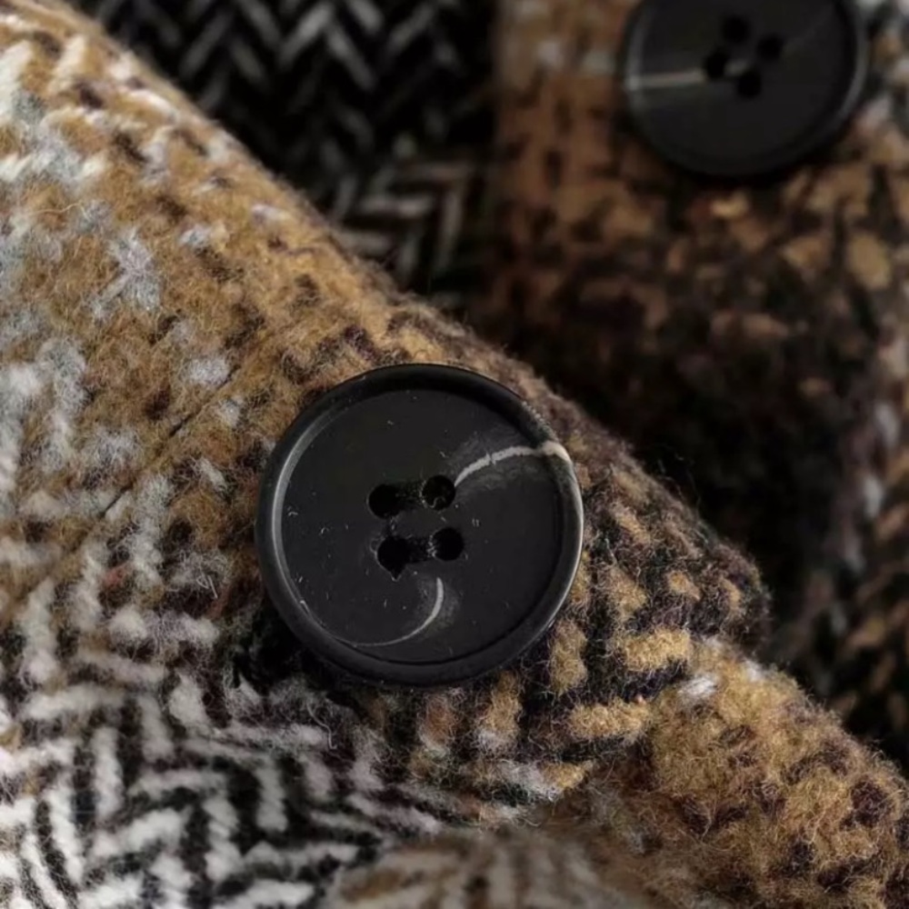 Fall Plaid Flannel Oversized Shacket Shirt Jacket - Picture 11 of 13